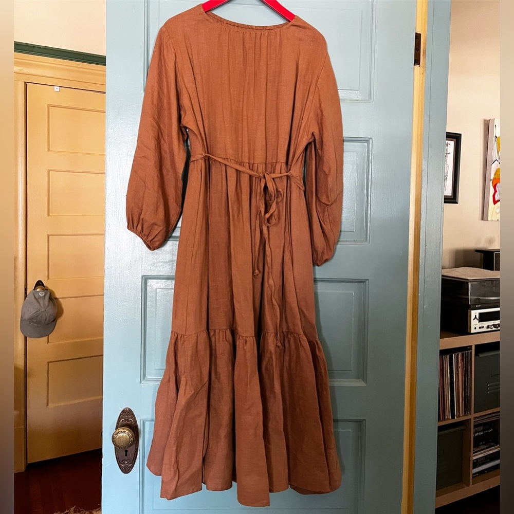 Hollow Bone Prairie Dress in Clay - OS